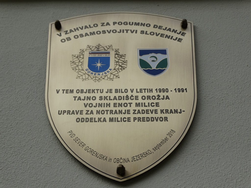 Tajna skladišča orožja milice - Spodnje Jezersko