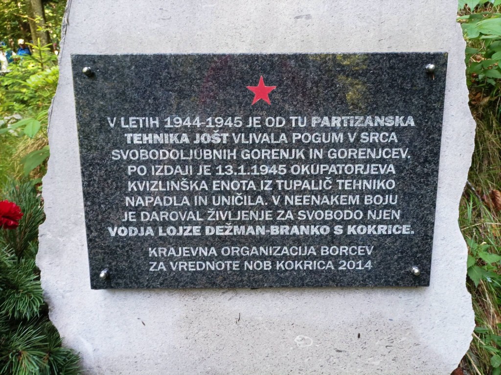 12. POLETNI POHOD IN SPOMINSKA SLOVESNOST OB 114. OBLETNICI ROJSTVA IN 81. OBLETNICI SMRTI ALOJZA DEŽMANA – BRANKA V DOLINI LOBNICE NAD KOKRO